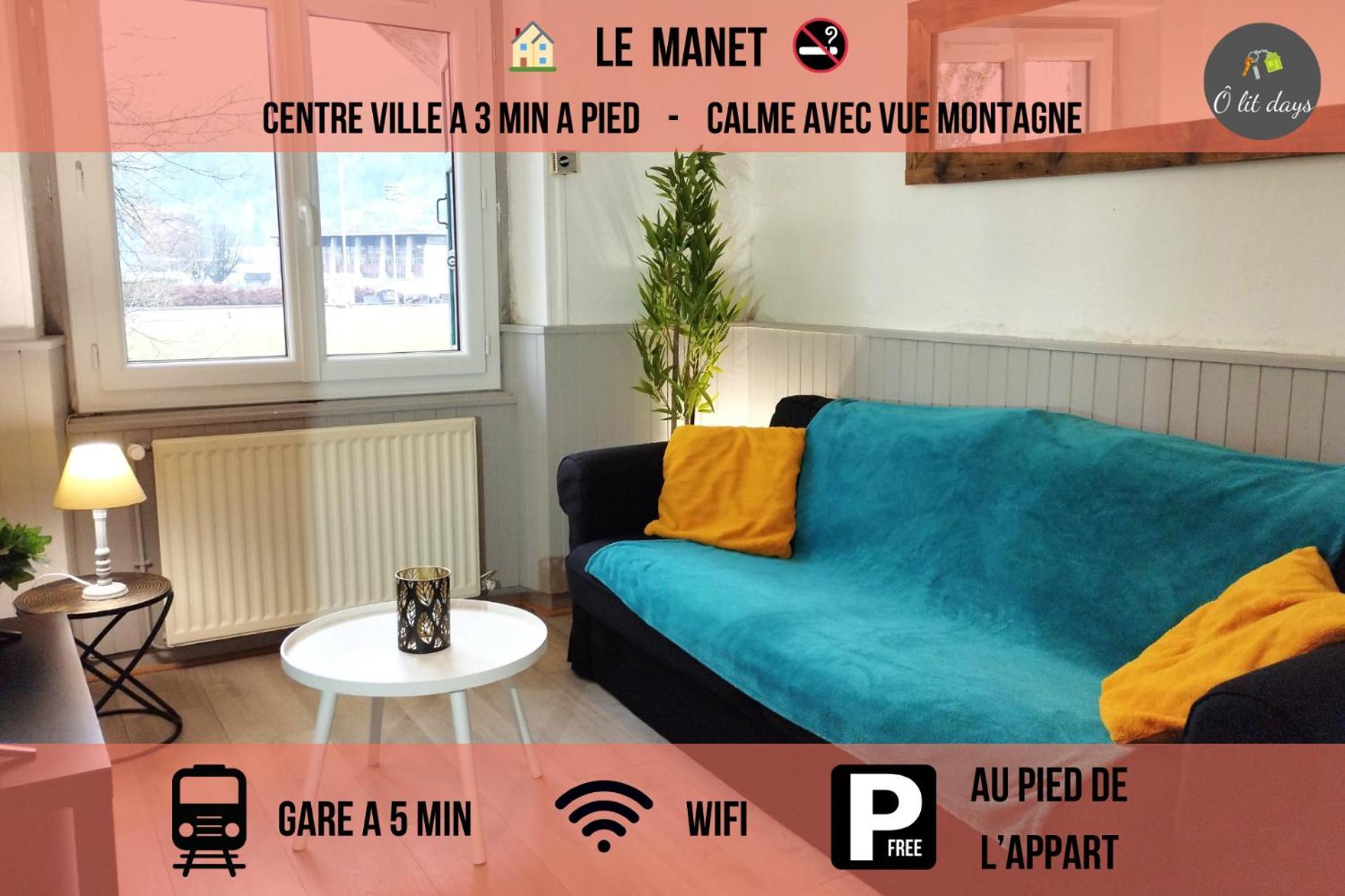 בונוויל Le Manet - Appartement Proche Centre Ville - Parking Gratuit מראה חיצוני תמונה